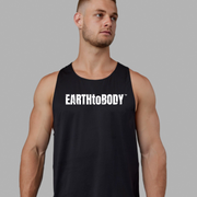 Mens *Subtle Print Black Pace tank